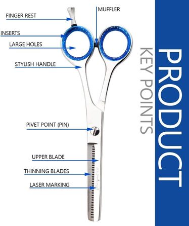 Набір професійних перукарських ножиць Haryali London - 6 дюймів (перукарські та філірувальні ножиці) рожевого кольору для жінок, чоловіків, дітей та домашніх тварин