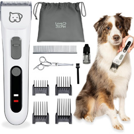 Машинка для стрижки шерсті Beurer Love Your Pet Fluffy для собак та котів, тихий триммер, 9-в-1 набір для грумінгу