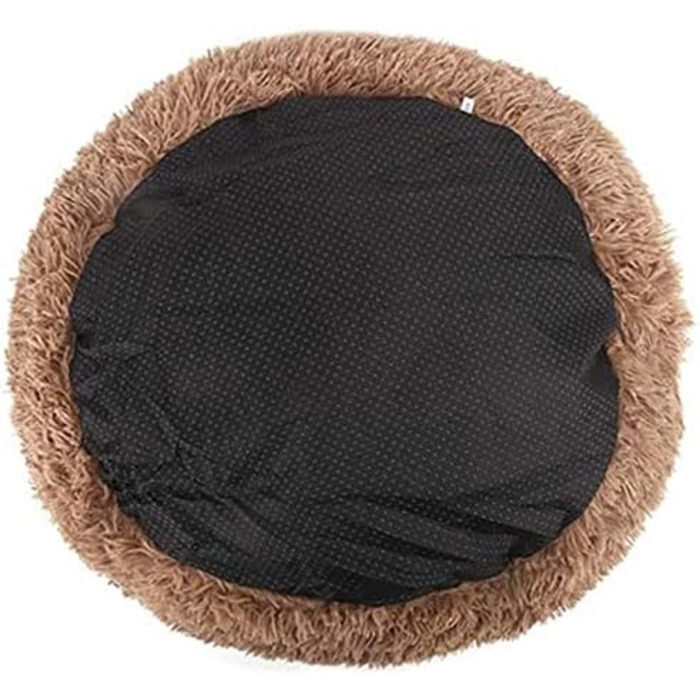 Ортопедичне ліжко для собак XL-XXXL: зручне, кушетка для великих собак, антистрес, з ефектом пам'яті, 120 см, темно-коричневе