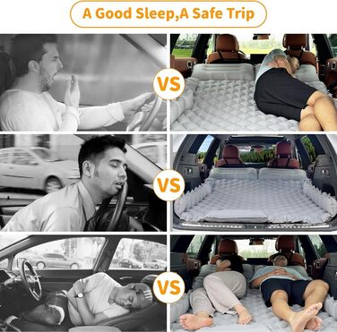 Підставка для авто-матрацу EULANT - розширювач заднього сидіння для собак та комфортних подорожей