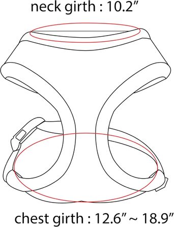 Нашийник для собак Puppia Dotty, чорний, регульований, для маленьких та середніх порід, без тяги та нудоти, для прогулянок та тренувань
