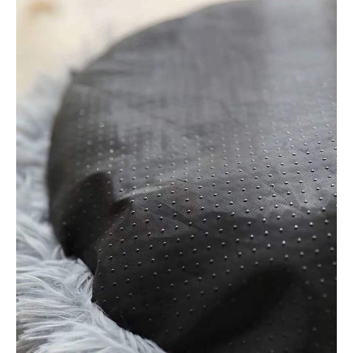 М'яке ліжко для собак та котів великих та екстра-великих порід, круглої форми, плюшеве, біле, 120 см, для дому