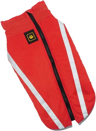 Водонепроникний дощовик для собак - дощовик для маленьких собак та цуценят (45x55 см, червоний)