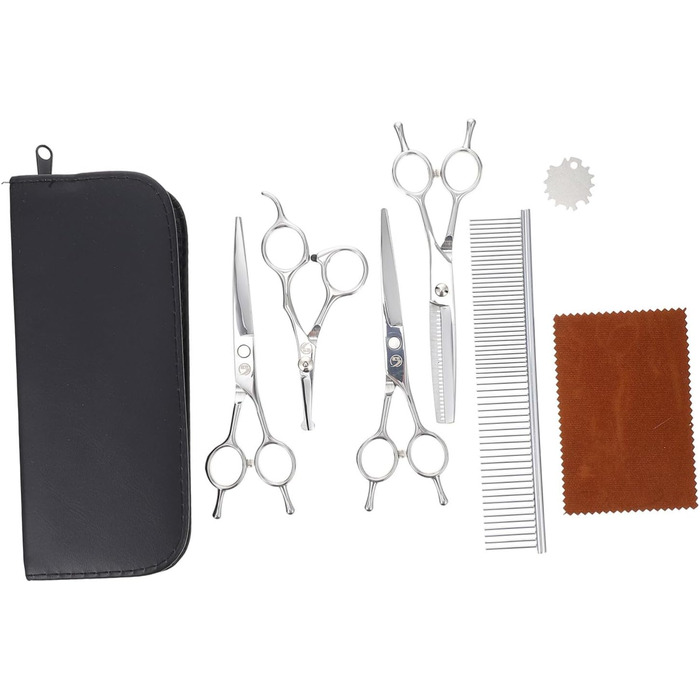 Ножиці для стрижки собак INOOMP з нержавіючої сталі, тример для грумінгу домашніх тварин, професійний інструмент для догляду за шерстю