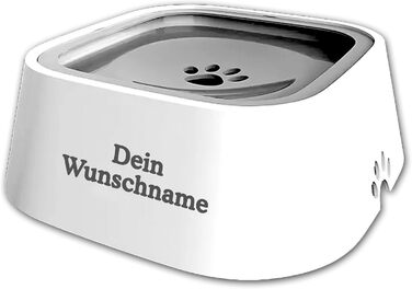 Персоналізований миска для собак та котів з іменем, не протікає, не ковзає, для подорожей, з гравіюванням