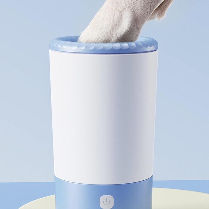 Автоматична мийка лап для собак AOOOWER - для малих, середніх та великих тварин, з регулюванням швидкості та порошком