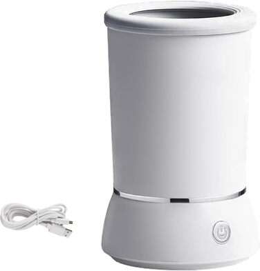 Електричний очищувач лап для домашніх тварин: автоматичний мийний набір з акумулятором, м'яка силіконова щітка для собак та котів. Білий