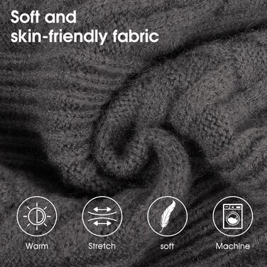 Вовняний пуловер для собак Preferhouse, теплий зимовий ролkragen для тварин, теплий пуловер, товстий светр для віндхундів, бернських вівчарок (червоний, 4XL) (XXXX-Large, темно-сірий)