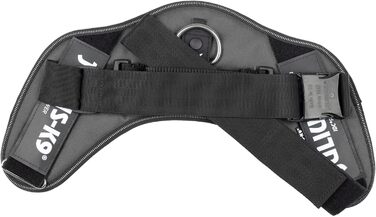 Шлейка Julius K-9 IDC Powergeschirre Anthrazitgrau з індивідуальним написом, для собак маленьких, середніх та великих порід, 16IDC+CUSTOMP-ANT