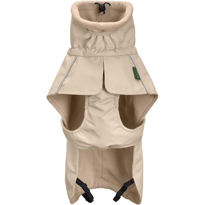 Теплий водонепроникний теплий накидка для собак HUNTER NORDBY, колір кремовий, розмір 55x55