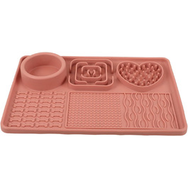 Килимок для повільного годування собак та котів BESPORTBLE з присосками, силікон