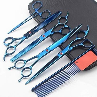 Набір для грумінгу тварин: 4 штуки, ножиці для собак, ножиці для грумінгу, ножиці з нержавіючої сталі