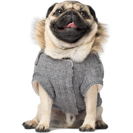 Куртка для собак Canada Pooch Alaskan Army Parka Salt & Pepper, розмір 20