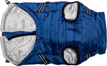 Зимова куртка для собак CHIARA Nick CHJ-2331DB-3, розмір 3XL, темно-синій, поліестер, водовідштовхувальна, вітронепроникна, з облаштуванням для повідка