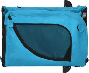 Причіп для велосипеда Gecheer для собак та інших домашніх тварин, блакитний (124 x 65 x 66 см)