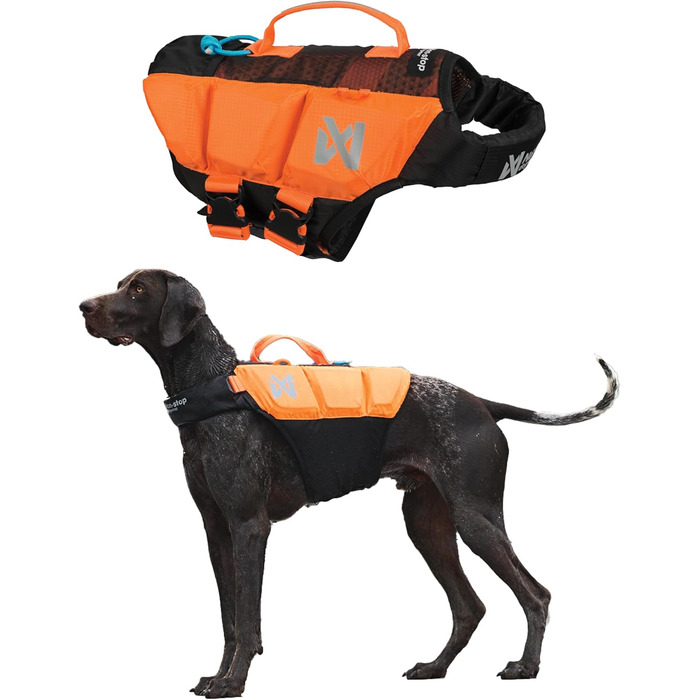 Рятувальний жилет для собак Non-stop dogwear Protector, розмір 6, для плавання, SUP, реабілітації