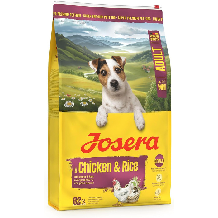 Сухий корм для малих собак Josera Mini Huhn & Reis (Курка та Рис), 10 кг, для дорослих
