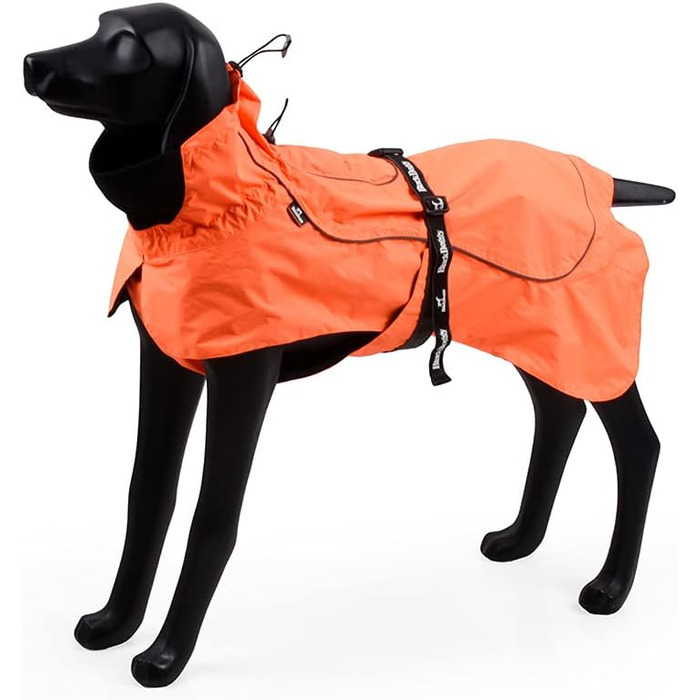 Водонепроникна куртка для активного відпочинку, дощовик з світловідбиваючими елементами та регульованим поясом (зелений, розмір S/M/L)