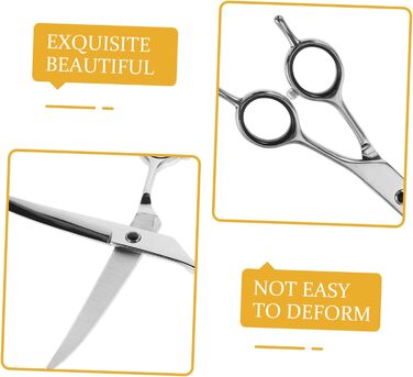 Професійна ножиця для собак та котів з ергономічною ручкою. Високоякісна сталь, безпечна та зручна для грумінгу.