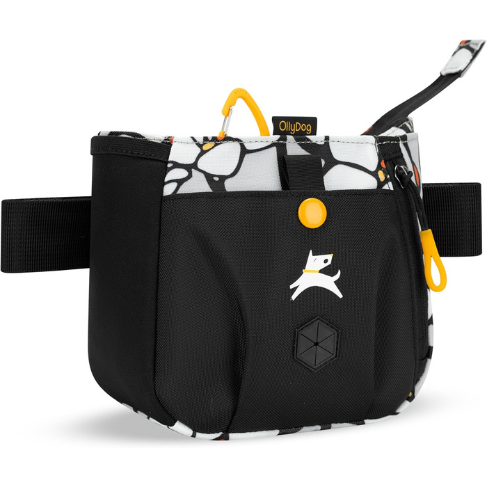 ОлліДог Backcountry Tagestasche: сумка для ласощів для собак з відділенням для відходів, на талії, Raven S'25 (Магнолія)