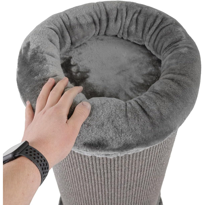 Котячий будиночок та когтеточка Olivia - антрацит, 40x40x100 см