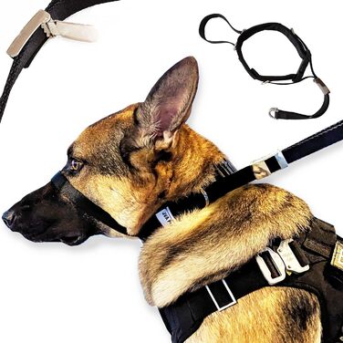 PetsProMax нашийник-струна для собак, анти-тягнучий, тренувальний, розмір L — повідок-ошийник для дресирування собак, зупиняє тягнення, преміум-якість