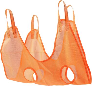 Гамак для догляду за собаками, рушник для сушіння тварин, гамак для краси з ножицями, гамак для релаксації та догляду за тваринами, гамак для котів та догляду за тваринами для стрижки кігтів (S-), великий, оранжевий