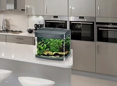 Акваріум Wave Amtra Laguna XCUBE 26 LED чорний, комплект з LED освітленням і фільтром, 26 л, 31x32x37 см