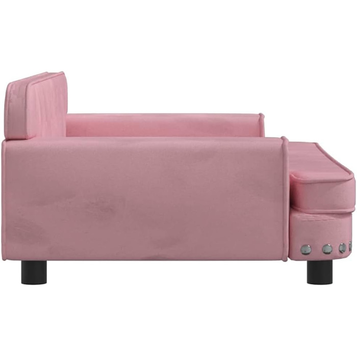 Собаче ліжко VidaXL, 90 x 53 x 30 см, Рожеве