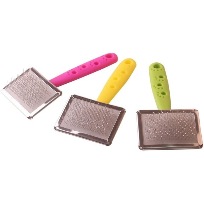 Бурштук для догляду за шерстю котів з довгим хутром, щітка для собак і котів, гребінець для котів, щітка для догляду за домашніми тваринами, для кошенят, кроликів, інструмент для видалення шерсті, масажна та очисна щітка для розплутування вузлів