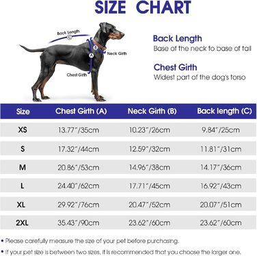 Водонепроникна куртка для собак - тепла зимова модель з блискавкою для малих, середніх та великих собак. Синій колір, розмір S.