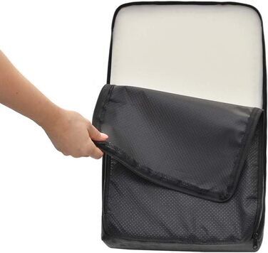 Сходинка для собак та котів 50 см | 5 сходинок | М'який плюшевий чохол | Чорний колір | Для ліжка та авто