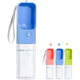 Водяна пляшка для собак MICHETT True Love Sofunii, блакитна, 425 мл, виготовлена з безпечного матеріалу, витікання неможливе, BPA-free