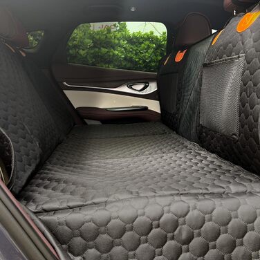 Подовжувач сидіння заднього ряду, чохол для автосидіння для собак, надувний матрац для кемпінгу, гамак, туристичне ліжко, не надувний матрац для авто, SUV, вантажівка, чорний