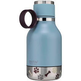 Термос-пляшка Asobu SDB1 975ml з Bluetooth колонкою, блакитний