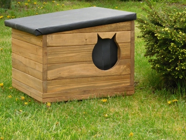 Будиночок для кота Gumiś, багатоколірний, прямокутний, 54 см x 46 см