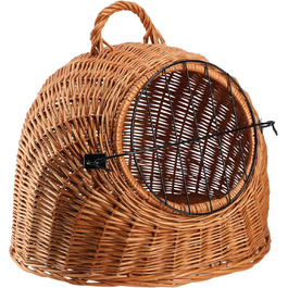 Транспортний кошик для тварин KADAX: плетений кошик-переноска для котів та інших домашніх улюбленців (40x49 см)