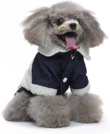 Теплий зимовий костюм для цуценят Abaoadam: зручний халат для прогулянок та ігор на вулиці