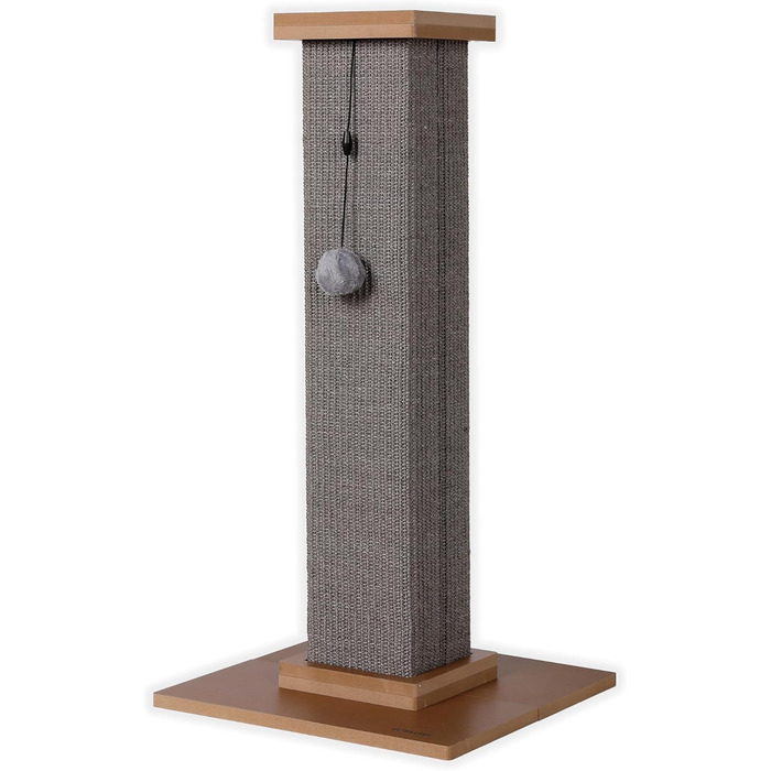 Стовпчик для дряпання котів Ultimate Heavy Duty, велика римська колона, сірий, 40x40x78 см