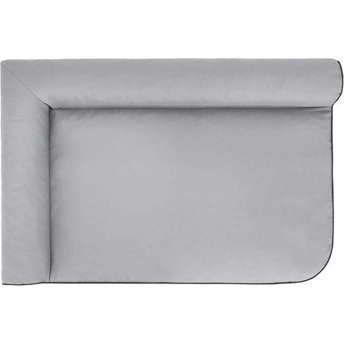 Крісло-ліжко для собак та котів, крісло для домашніх тварин, лежанка для собак, матрац для собак, лежанка для котів, крісло-софа для тварин (XL, 100x66 см, сірий Оксфорд)