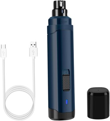 Електричний триммер для кігтів домашніх тварин BESPORTBLE з USB-зарядкою, ABS-матеріал, тихий мотор для собак та котів