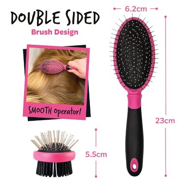 Буршлюк Bugalugs 2-в-1 для собак та котів: двосторонній гребінь для довгої та короткої шерсті, видаляє відмерле волосся, масаж та догляд за шкірою