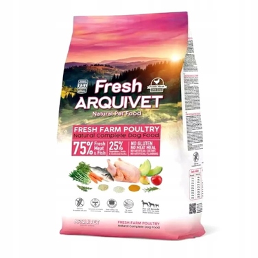 Напіввологий корм для собак Arquivet Fresh з куркою та морською рибою, 10 кг