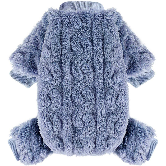 Теплий плед-світшот для собак, блакитний. Плед-світшот для маленьких собак, тепла одяг для цуценят, хакі, дівчатка, хлопчики, чихуахуа