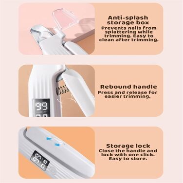 Триммер для нігтів 2-в-1 LED для собак та котів Neu з LED-підсвічуванням, захистом від бризок та регулюванням швидкості