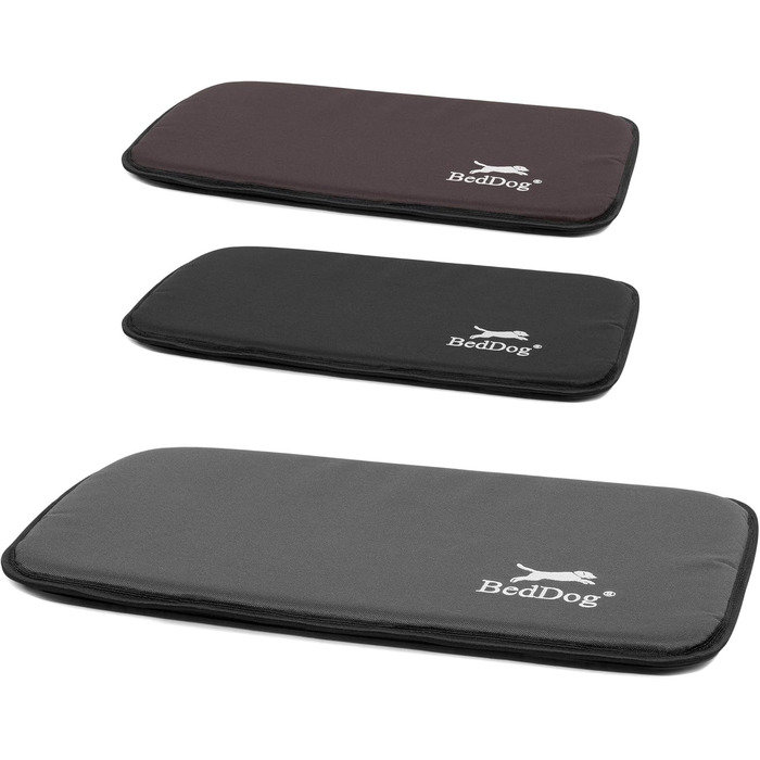 Килимок для собак BedDog® CORA - зручне ліжко з Cordura, міцний лежак для тварин, великий розмір M (60x40 см), чорний, SALAMANCA (антрацит)