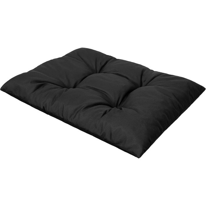 М'яке ліжко для собак та котів з високими бортиками, 84x65 см, графітовий колір