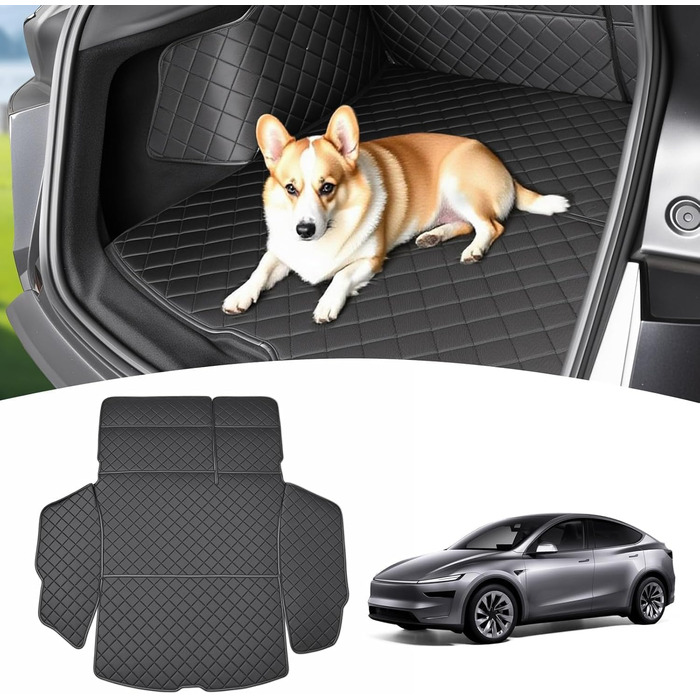 Килимок у багажник Tesla Model Y, водонепроникний, для собак, захист сидінь, універсальний, задній килимок для Tesla Model Y, аксесуари 2020-2025