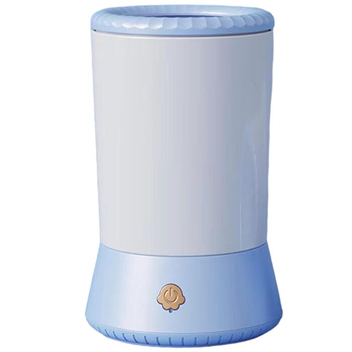 Перезарядний очищувач ніг для собак та котів, портативний, USB, білий/рожевий (блакитний)