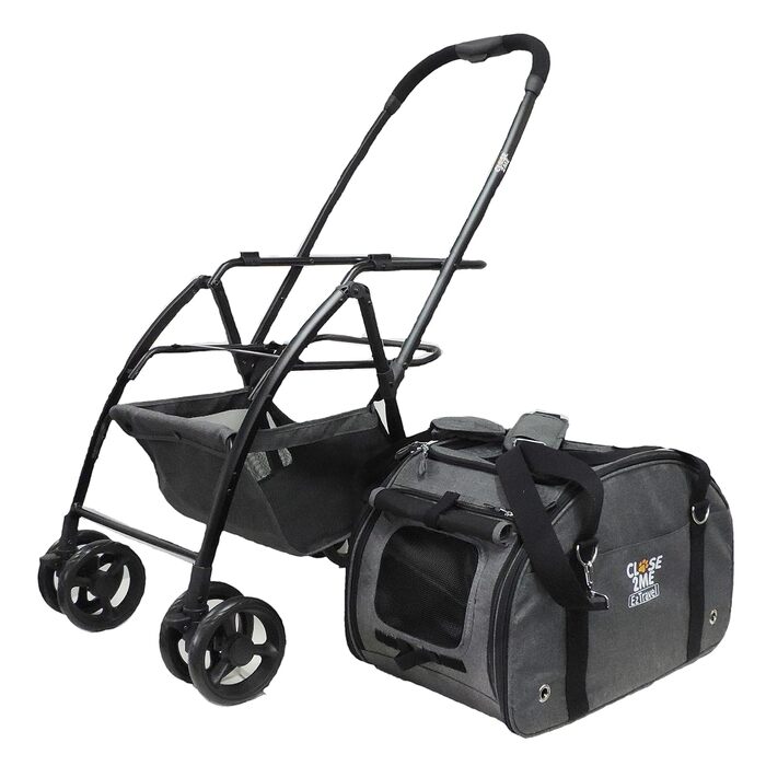 Транспортна система для тварин EzTravel - переноска з шасі